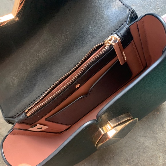 Kate Space Olive GLITTER Leopard Nicola Wicker Twistlock - Picture 5 of 10